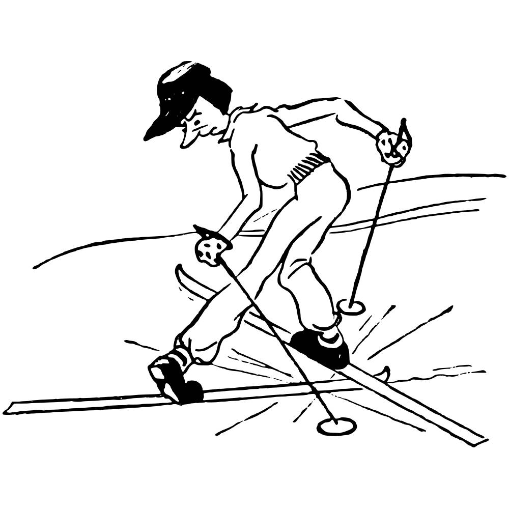 Скорость лыжника на 10 км. Херлуф Бидструп лыжник. Лыжники и собачники раскраска. Карикатура связанные ноги лыжника. Лыжник на скорости шутка.