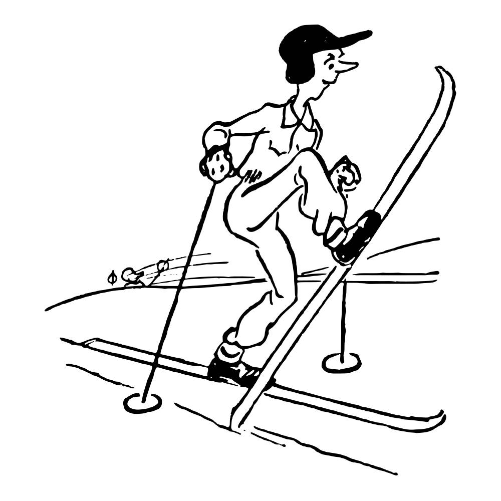 Лыжник любитель 04